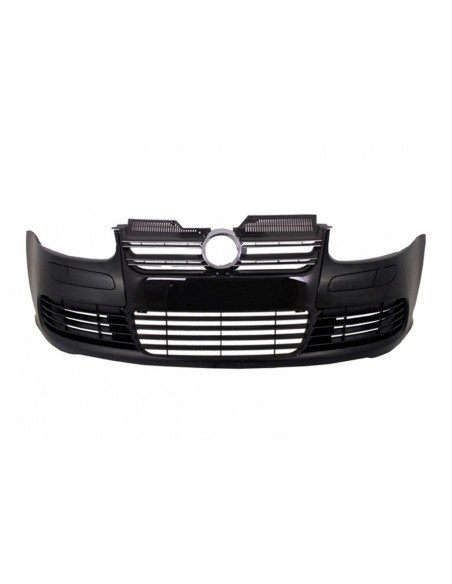 Paraurti anteriore w/ laterali gonne per VW Golf Mk V 5 (03-07) R32 Piano lucido nero Grill