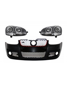 Paraurti anteriore per VW Golf V 5 MK5 (03-07) w/ Xenon Look fari