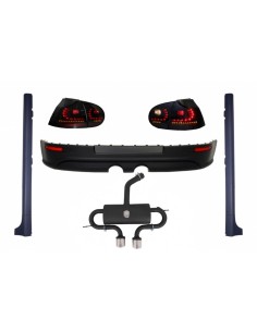 Sistema di scarico completo di estensione del paraurti posteriore per VW Golf V 03-08 w/