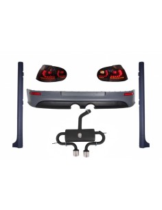 Sistema di scarico completo di estensione del paraurti posteriore per VW Golf V (03-08)