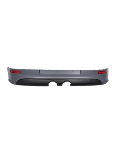 Sistema di scarico completo di estensione del paraurti posteriore per VW Golf V 03-08 w/ Red-Smoke Dynamic R32 Look 2