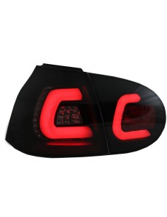 Fanali posteriori Led Bar per VW Golf V 5 (04-09) Fumo nero stile urbano 2