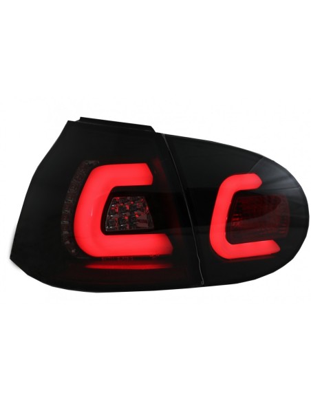 Fanali posteriori Led Bar per VW Golf V 5 (04-09) Fumo nero stile urbano