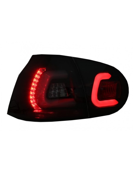 Fanali posteriori Led Bar per VW Golf V 5 (04-09) Fumo nero stile urbano