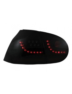 Fanali posteriori a LED per VW Golf 5 (04-09) Smoke Extreme Black Look Urban Style Luci di svolta sequenziale 2
