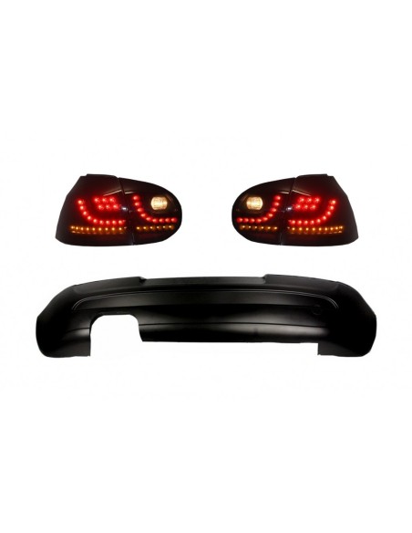 Paraurti posteriore estensione w/ LED Fanali posteriori fumo per VW Golf 5 V (03-07) GTI Edition 30 Design