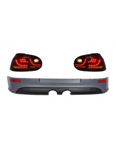 Estensione posteriore paraurti w/ Fanali posteriori LED Smoke Black VW Golf 5 V (03-07) R32 Look (104)