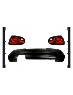 Paraurti posteriore estensione w/ LED luci posteriori fumo e gonne laterali VW Golf 5 V (03-07) GTI Edition 30 Design