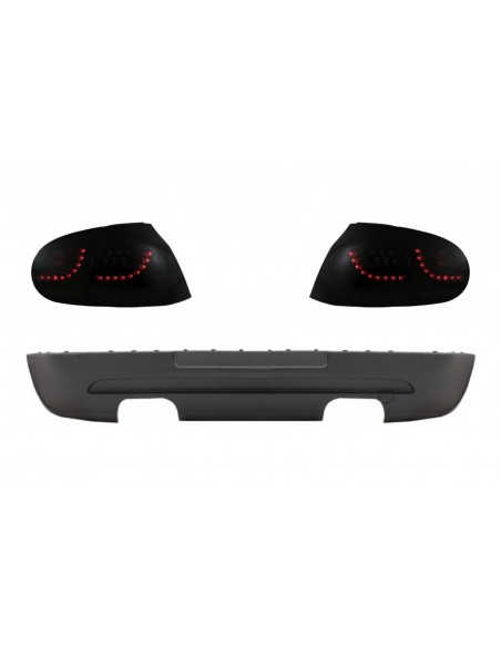 Fanali posteriori LED Dynamic Smoke Black w/ Estensione paraurti posteriore VW Golf 5 (04-07) Urban