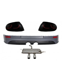 Fanali posteriori LED fumo dinamici w/ estensione paraurti posteriore e Catback scarico VW Golf 5 (04-07) R32 progettano (160)
