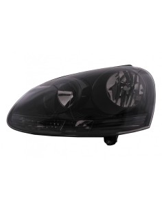 Fari per VW Golf 5 V (10.03-09) Jetta (05-10) Tutto Nero 2