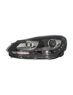 Fari per VW Golf 6 VI (10.08-12) LED DRL DAYLIGHT GTI Look 2