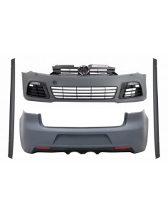 Kit completo per VW Golf VI 6 Mk6 (08-13) R Look w/ Gonne laterali