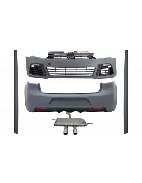 Kit completo per VW Golf VI 6 R Look (08-13) w/ Gruppo scarico completo R