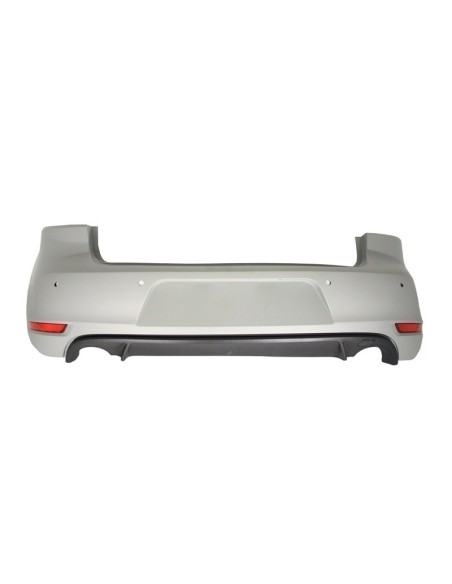 Paraurti posteriore per VW Golf 6 VI (08-12) w/ sistema di scarico completo e luci posteriori FULL LED