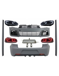 Kit completo per sistema di scarico VW Golf VI 6 MK6 (08-13) R Design