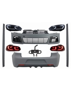 Kit per VW Golf VI 6 MK6 (08-13) R Design w/ sistema di scarico Catback