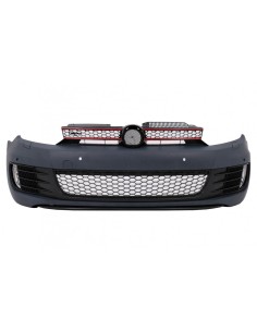 Paraurti anteriore w/ RHD fari LED DRL che scorre luce di svolta Chrome per VW Golf VI 6 (08-13) GTI U Design 2