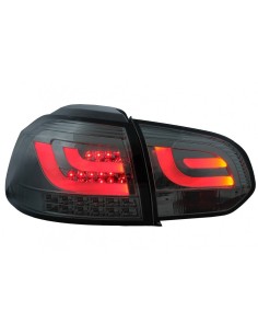 Fanali posteriori LED per VW Golf 6 VI (08-13) Tubo Light Bar Fumo Grigio 2