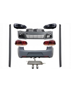 Kit completo per VW Golf VI 6 MK6 (08-13) R Design w/ Fari LED e luci posteriori Dynamic Turning Light
