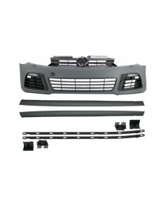 Paraurti anteriore per VW Golf VI 6 Mk6 (08-13) R Look w/ Gonne laterali