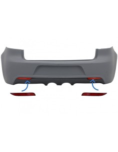 Riflettore paraurti posteriore per VW Golf 6 VI (08-13) R