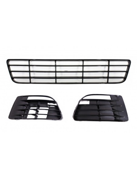 Griglia centrale inferiore del paraurti anteriore per VW Golf VI Golf 6 (08-13) w/ Fog Lamp Covers R Design