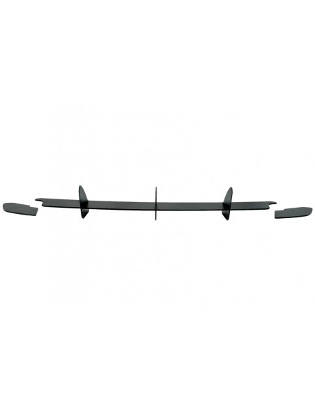 Estensione paraurti posteriore per diffusore e divisori laterali posteriori per VW Golf VI 6 GTI (08-13) Nero