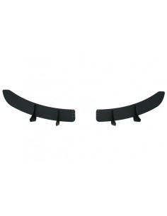 Splitter di estensione paraurti posteriore per diffusore d'aria per VW Golf VI 6 R (08-13) Nero 2