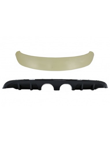 Autolod - Ricambi per auto online|Paraurti posteriore Valance diffusore w/ spoiler del tetto per VW Golf 6 VI (08-12) R Look solo per