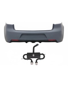Paraurti posteriore w/ sistema di scarico completo Catback per VW Golf VI (08-13) R Design