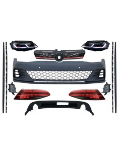Kit completo w/ fari e fanali posteriori LED per VW Golf 7.5 VII Facelift (17-up)