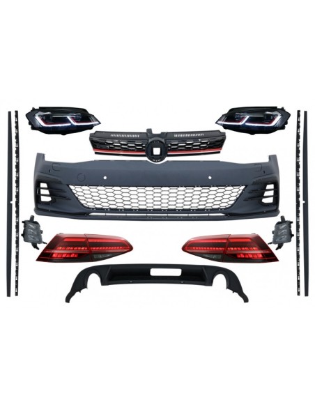 Kit completo w/ fari e fanali posteriori LED per VW Golf 7.5 VII Facelift (17-up)