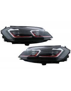 Fari a LED RHD per VW Golf 7.5 VII (17-Up) GTI Look w/ Luci di svolta dinamiche sequenziali