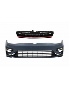 Paraurti anteriore w/ Griglia centrale Badgeless per VW Golf 7.5 (17-)