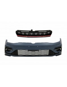 Paraurti anteriore w/ Griglia centrale Badgeless per VW Golf 7.5 (17-)