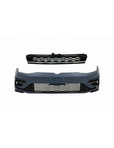 Paraurti anteriore w/ Griglia centrale Badgeless Chrome per VW Golf 7.5 (17-)Line Design