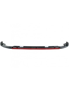 Spoiler di estensione del labbro del paraurti anteriore per VW Golf 7.5 Facelift (17-) nero lucido - rosso