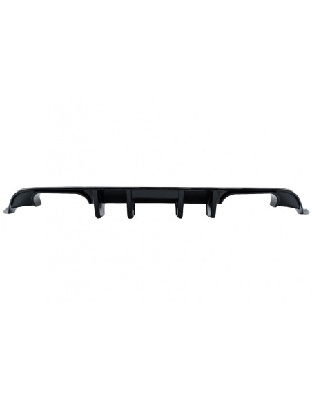 Diffusore d'aria paraurti posteriore per VW Golf 7.5 (17-19)Look Piano Nero