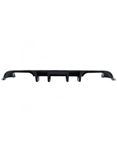 Paraurti posteriore Diffusore d'aria w/ Full LED luci di svolta sequenziale Dark Cherry rosso per VW Golf 7.5 (17-19)Look 2