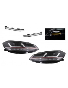 Osram Full LED Fari w/ Dynamic Full LED Mirror Indicatori LEDriving per VW Golf 7.5 Facelift (17-)