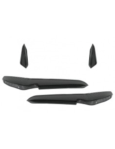 Paraurti anteriore alette laterali per VW Golf 7.5 5GHatchback (17-) Carbon Look 2