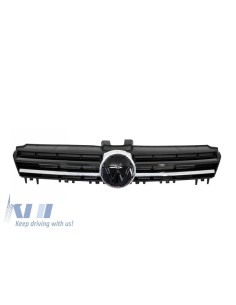 Fari di montaggio 3D LED Turn Light DRL + griglia per VW Golf 7 VII Silver R-line Look 2