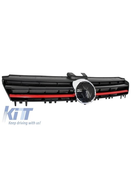 Fari di montaggio 3D LED Turn Light DRL luci posteriori e griglia per VW Golf 7 VII RED R GTI Look