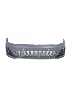 Paraurti anteriore per VW Golf VII Golf 7 13-up GTI Look w/ Fari 3D LED DLR RED e griglia 2