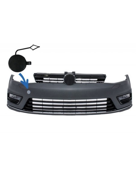 Towning Cap paraurti anteriore per VW Golf VII 7 (13-17) Rline Look