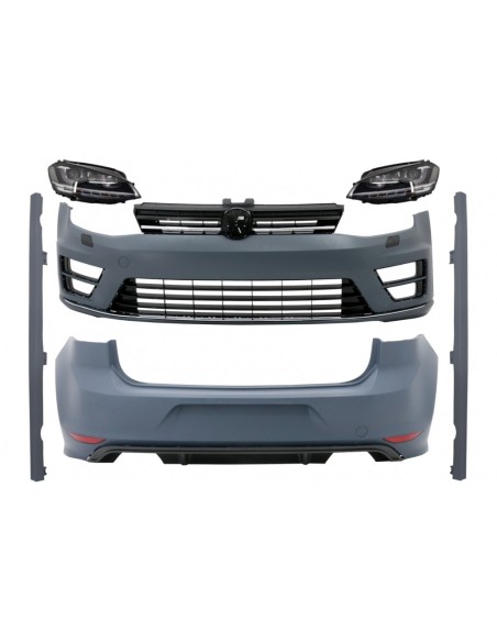 Kit completo w/ fari 3D LED DRL per VW Golf 7 VII (11-12-07-17)Design
