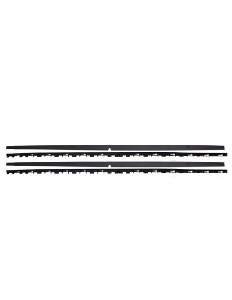 Lato gonne w/ lato adesivo adesivo vinile bianco per VW Golf 7 VII Hatchback (13-17)