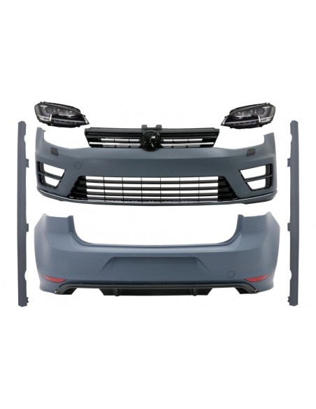 Kit completo w/ fari LED luci di svolta sequenziale per VW Golf 7 VII (11-12-07-17)Design