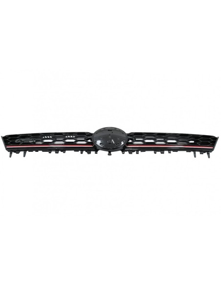 Griglia anteriore centrale per VW Golf 7 VII 5G (13-17) Striscia rossa